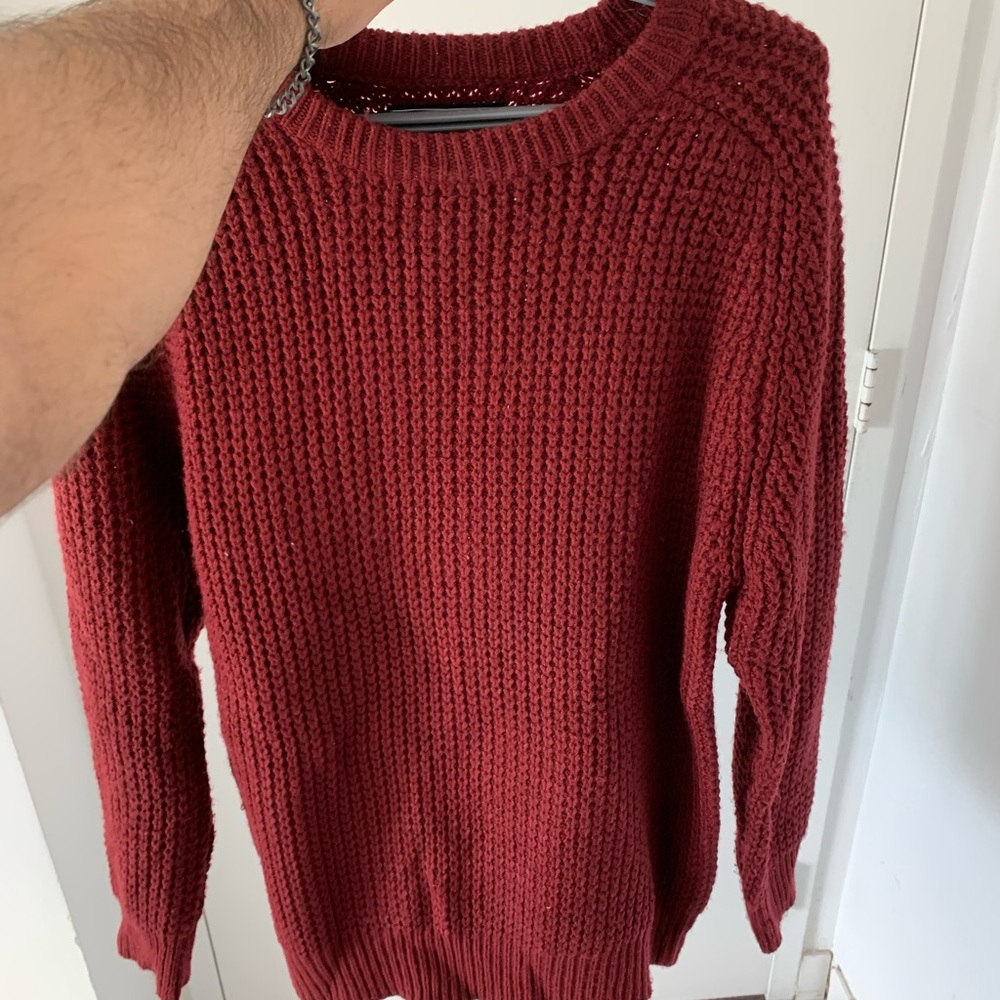 Red Wool Sweater
